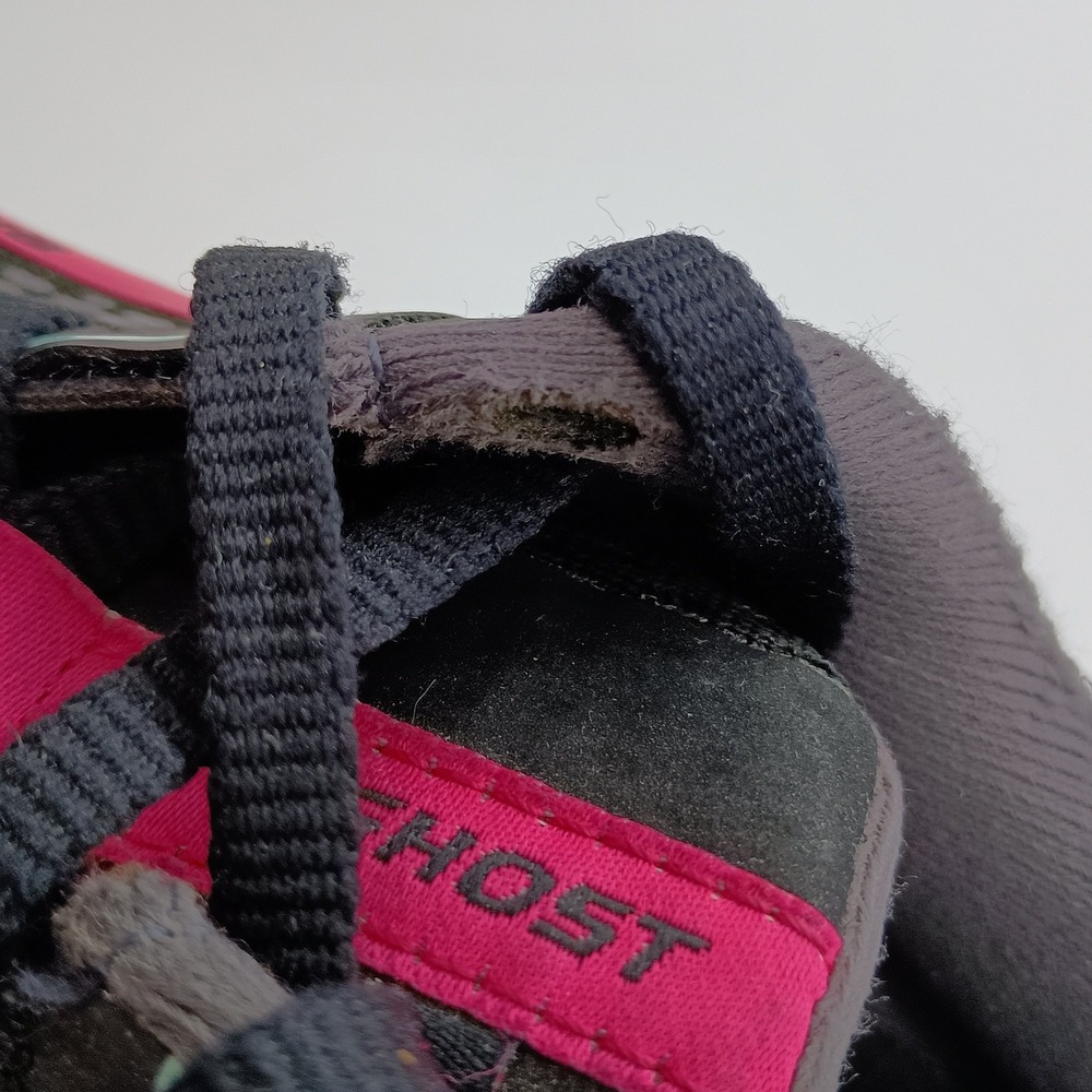 Brooks Ghost 14 Womens Running‎ Shoes Black Pink Size 11 - Picture 8 of 10